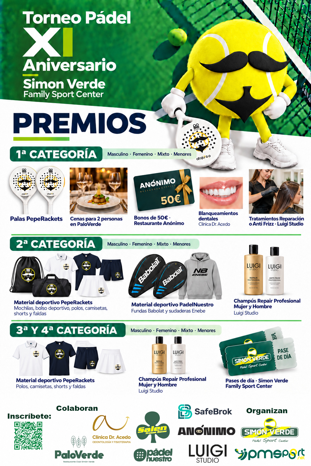 Premios del torneo